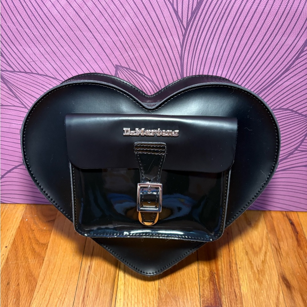 Black Heart-Shaped LaMartina Bag